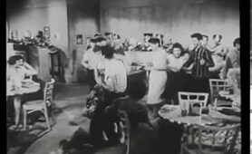1950's Swing Dancing Jitterbugs bopping at the malt shop